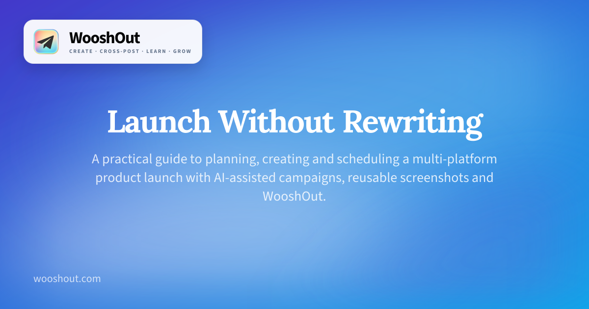 Launch Without Rewriting